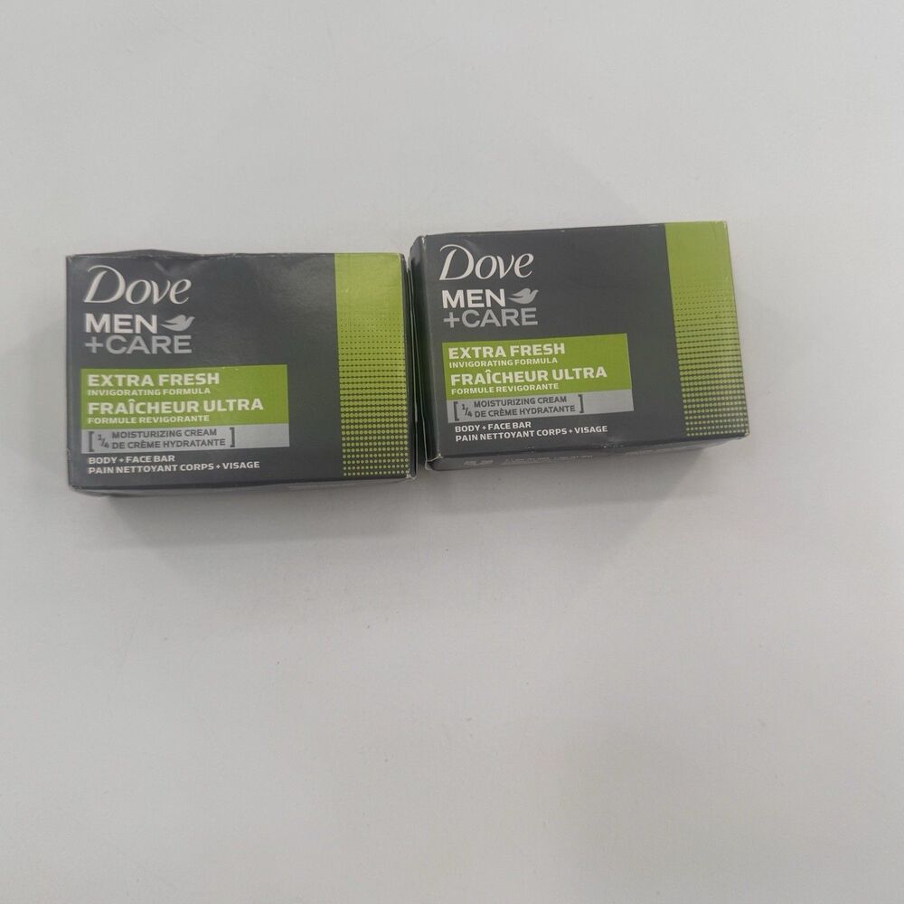 DOVE Men + Care Clean Comfort Body + Face Bar 3.51oz  (4 Bars) - NEW